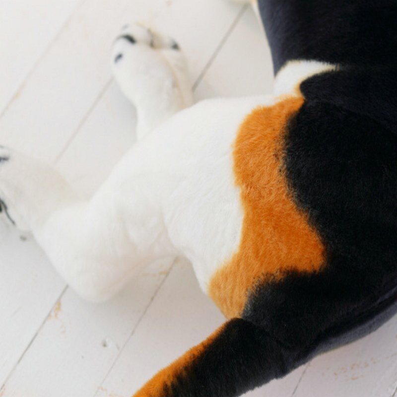 Juguete de perro Beagle de tamaño grande gigante realista de peluche de perro juguetes de peluche para la decoración del hogar de los niños mascota de la de la tienda de mascotas