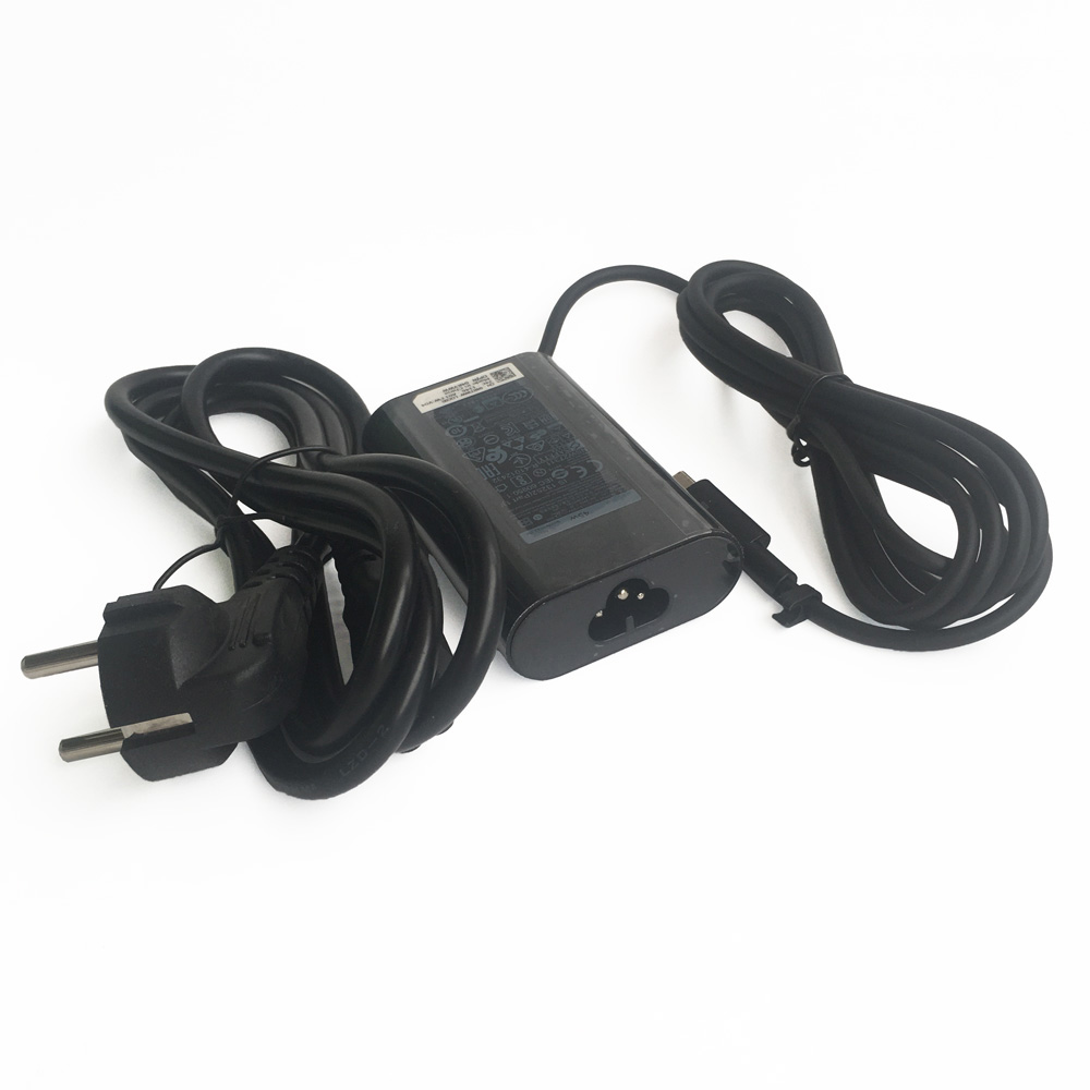 Original 45W USB C Laptop Charger for Dell XPS 13 9360 9365 9370 9380 9333 9310 9350 XPS 12 9250 Type C AC Adapter Power Supply