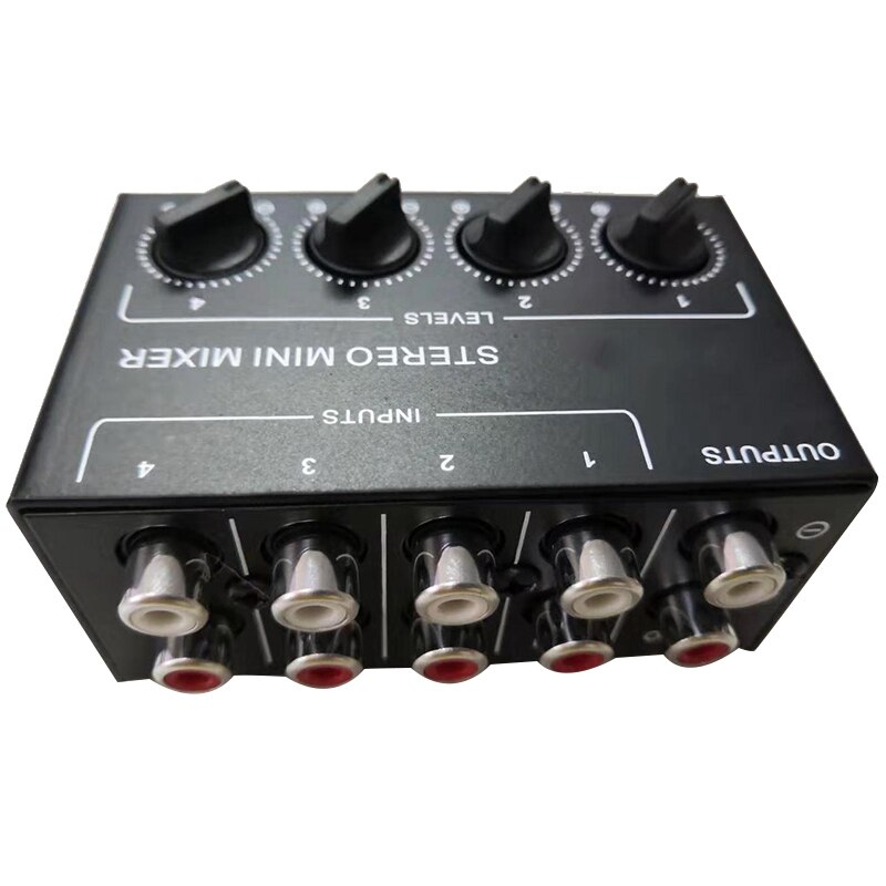 Cx400 mini stereo kanals passiv mixer lille mixer mixer stereo dispenser live og studie –