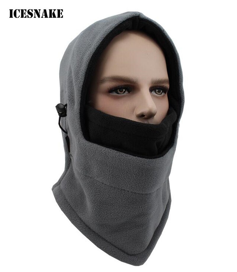 ICESNAKE Winter Warm Motorcycle Full Face Mask Windproof Thermal Fleece Balaclava Men Women Sports Neck Snowboard Ski Mask: 7