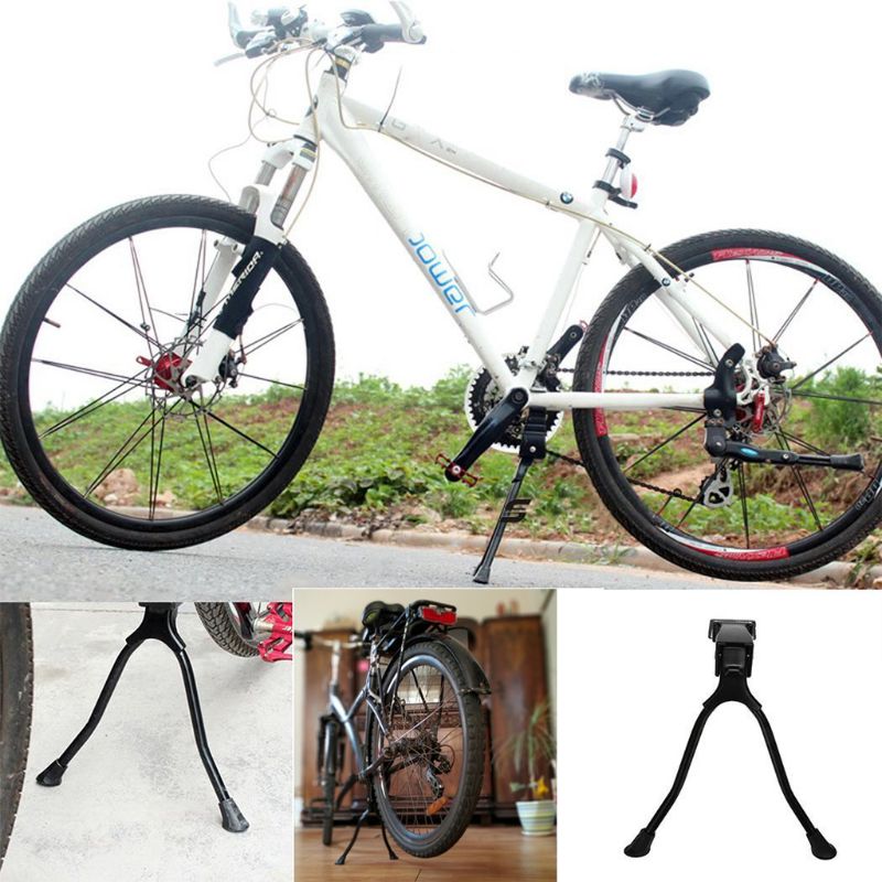 Double jambe vélo vélo béquille Center coup de pied support de vélo pour 26 "et plus pour vélo vélo de route