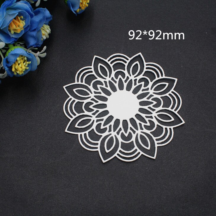 6 style Multi Layered Floral Frame Dies Cut Flower Metal Cutting Dies Stamp for Scrapbooking diy Embossing Paper Card making