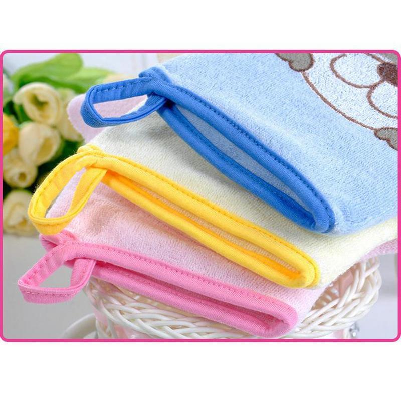 Brosse bain douche en coton Super doux | 3 couleurs, brosse bain douche, modelage d'animaux, éponge à frotter, boule de serviette pour bébés enfants