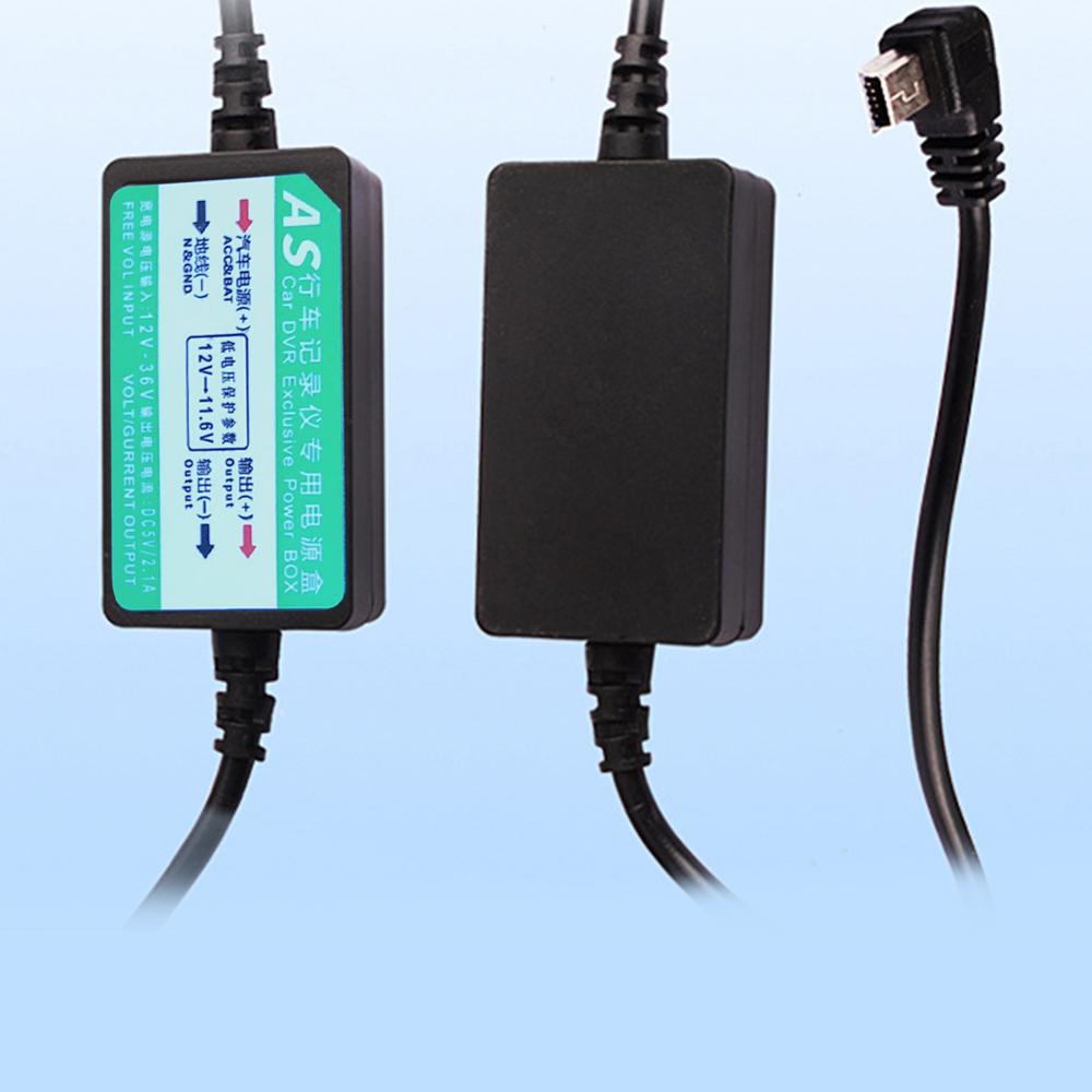 2.1A Mini / Micro USB Port Wire Cable Car Charger Kit For Camera Recorder DVR Exclusive Power Supply Box
