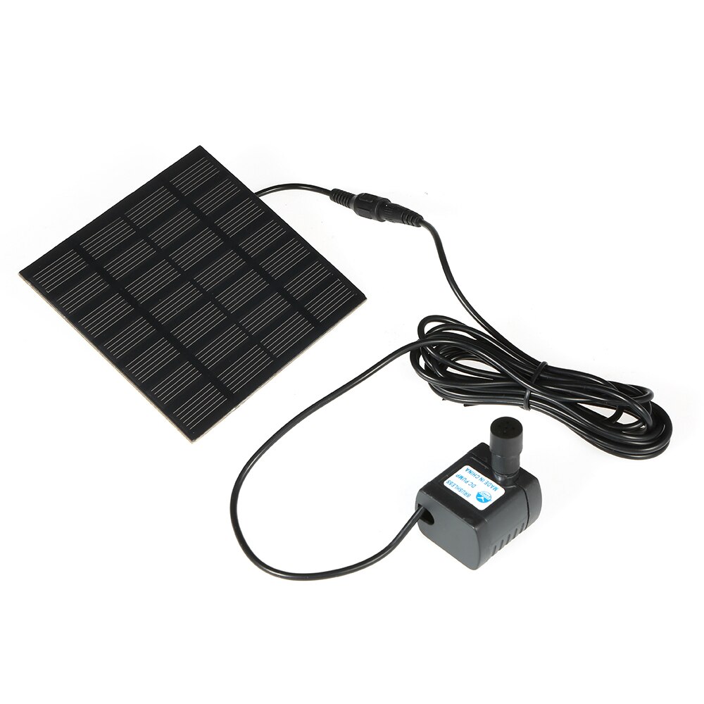 Zonne-fonteinpomp 50w 800lh Dc 12v Geluidsarme Borstelloze Pomp Bui Waterval Fontein Tuin Zwembad Vijver Vogel Bad Gazon Decor Sol Szrh A S