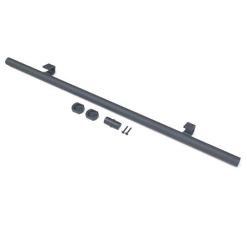 Diyhd 4ft (122Cm) Zwarte Glijdende Bibliotheekladder Hardware-Uitbreidingsspoor, Exclusief Rollers, Voor Haakhardwarekit: Default Title