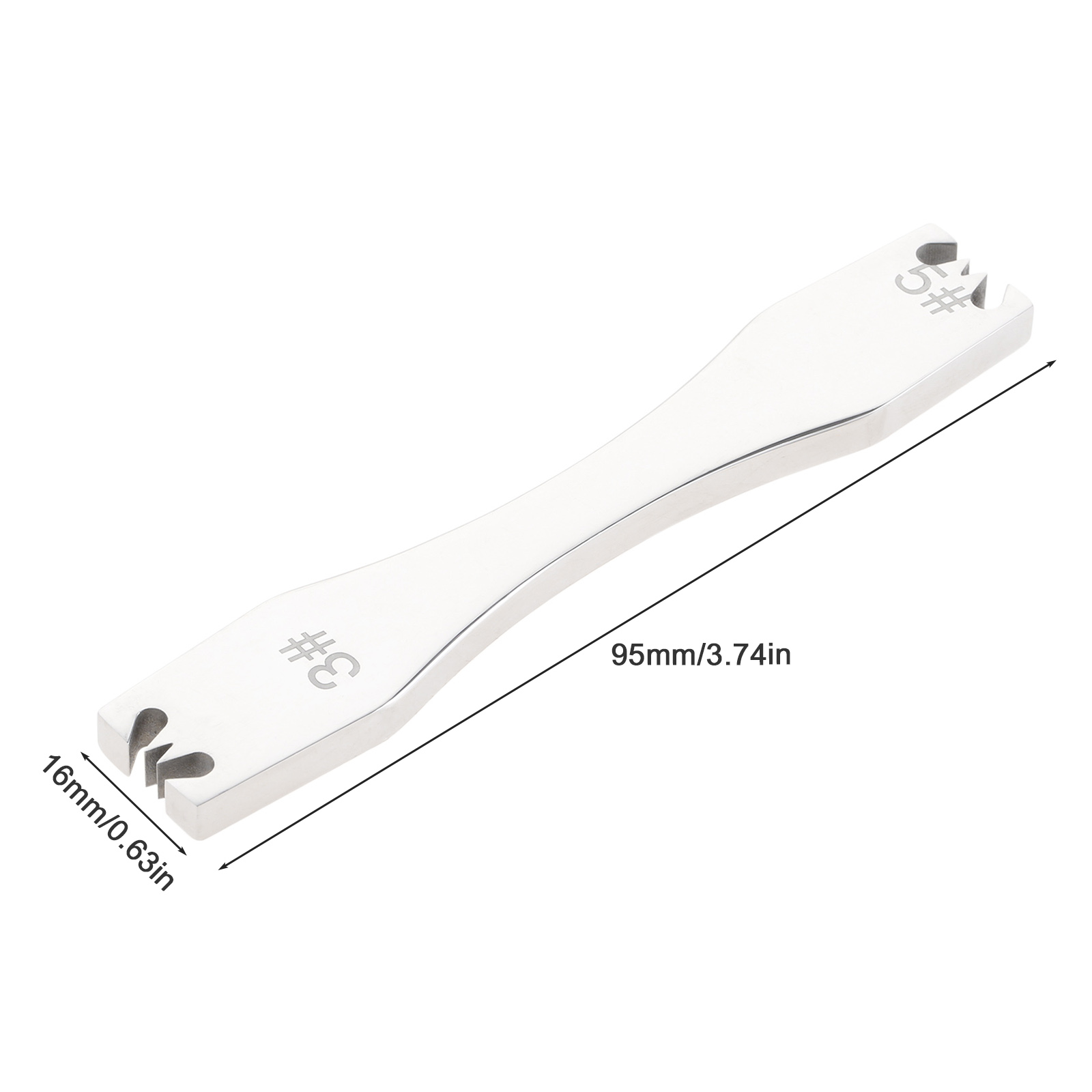 1pc Zipper Teeth Remove Tool 3# 5# Thicken Stainless Steel Code Loading Zip Pliers Hitting Board Leather Craft DIY Clothes Bag: 2 in 1