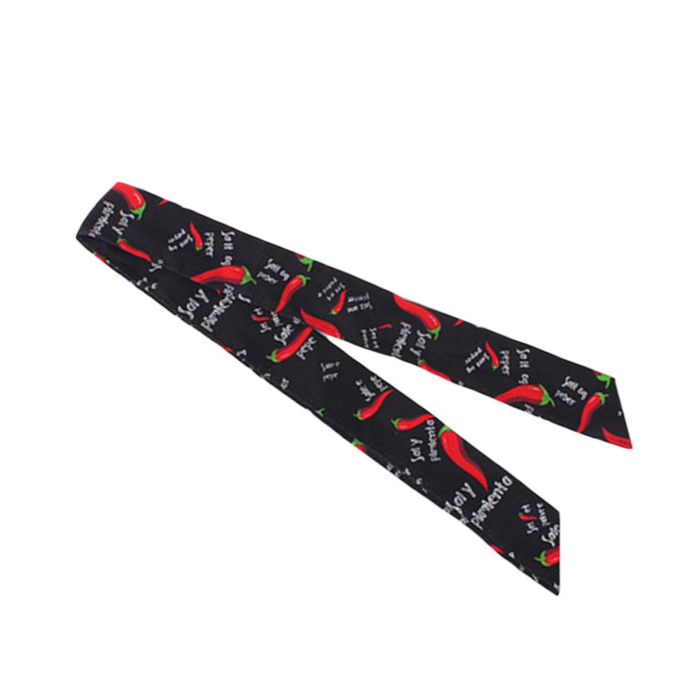 99cm Chef Neck Tie Neckerchief Scarf Waiter Sweat Towel Aprons Skinny Scarves Satin Ribbon Decor Home Kitchen Restaurant Hotel: WHITE