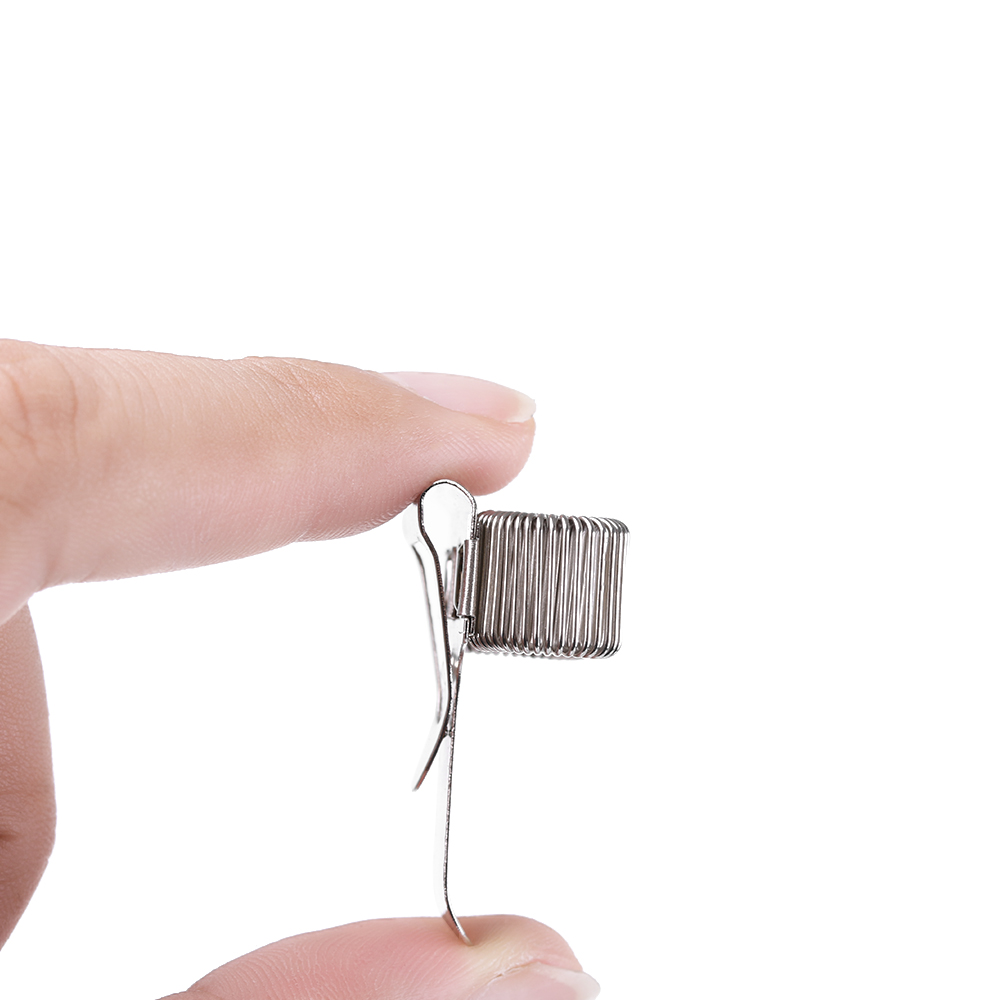 Bolígrafo con muelle de Metal de un solo/doble/Triple orificio, Clip de bolsillo, médicos enfermeros, soportes para bolígrafos uniformes, 1 ud.