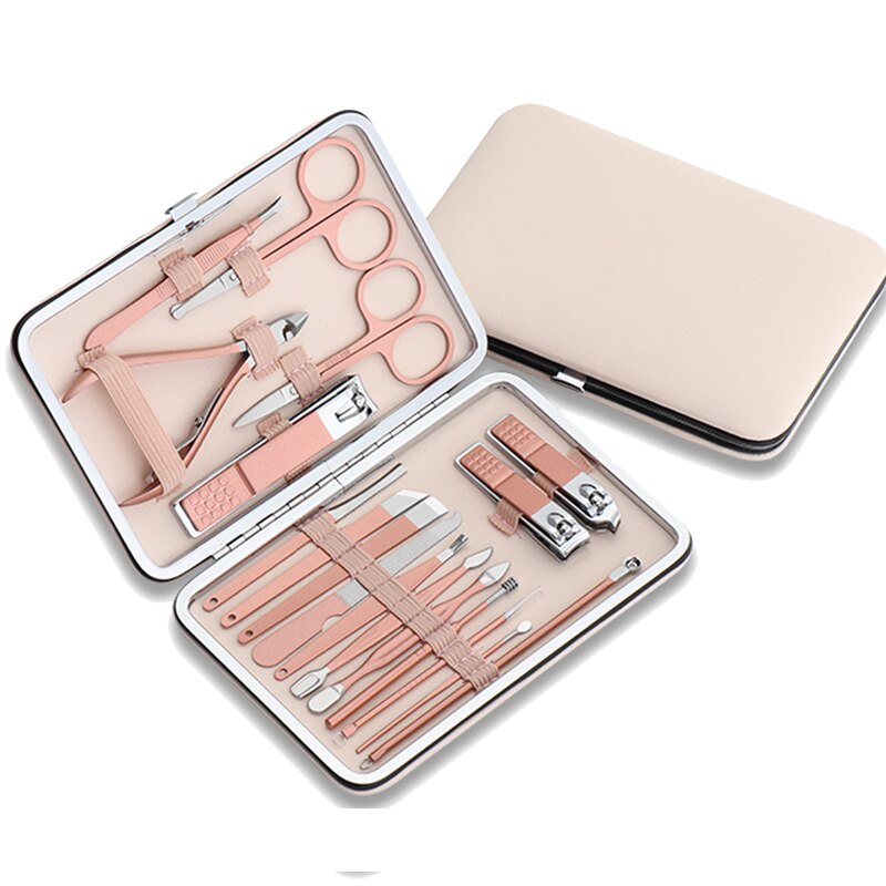 Nail Clipper tool Set Stainless Steel Nail Scissors Clipper Tweezer Tools Family Foot Hand Care Set