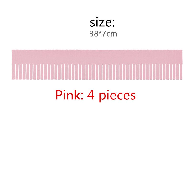 Verstelbare Plastic Lade Divider Diy Opslag Planken Huishoudelijke Gratis Combinatie Partitie Boord Ruimtebesparend Divisie Gereedschappen: Pink 8 PCS