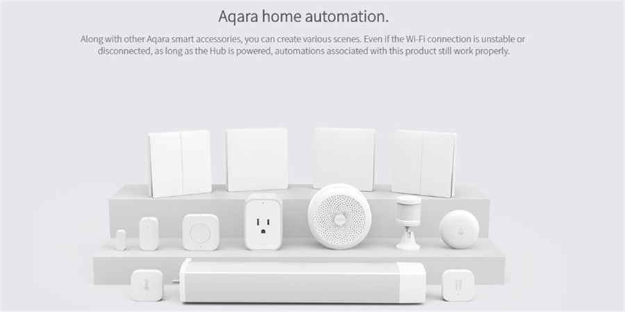 Aqara smart trådløs bryter nøkkel innebygd gyro multifunksjonell fjernkontroll zigbee wifi bryter for xiaomi mijia smart hjem