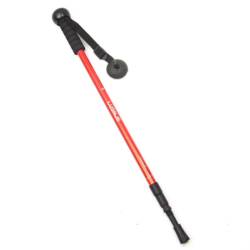 Outdoor Walking Sticks Camping Hiking Ultralight Camera Stand Walking Sticks Adjustable Telescopic Alpenstock Trekking Pole