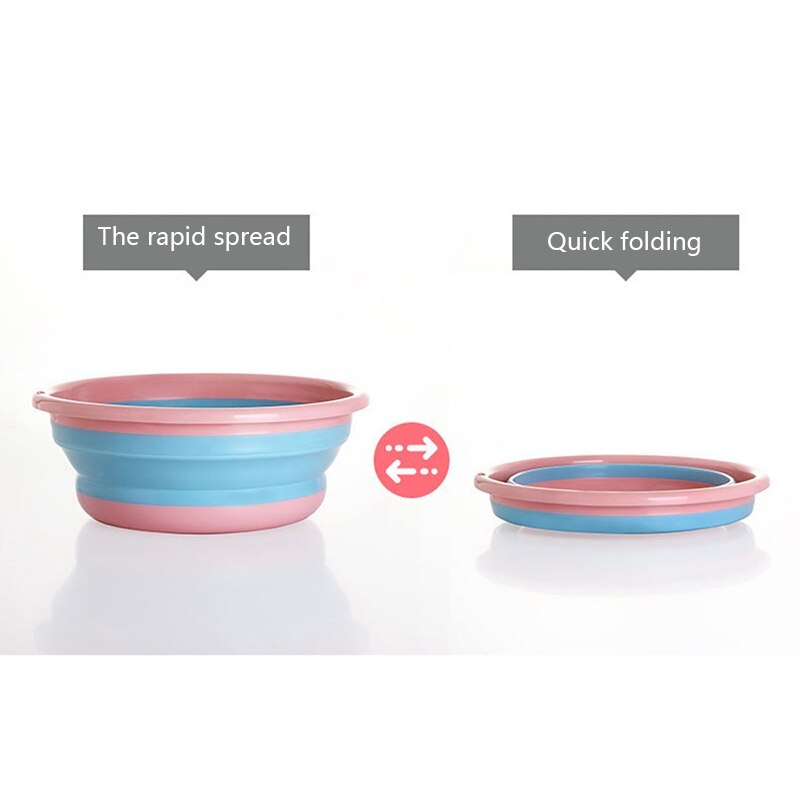 Portable Folding Washbasin Camping Travel Tourism Outdoor Foldable Bucket Basin Bathroom Wash Basin Household Laundry Tub Basin