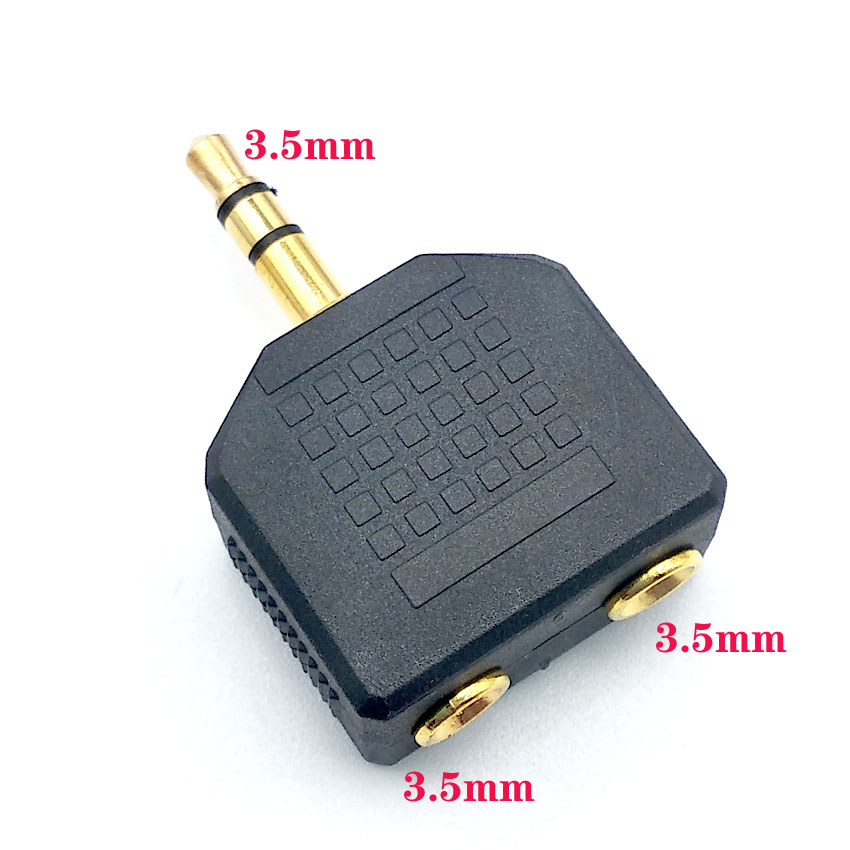 2,5mm/3,5mm zu Stecker Buchse Audio Stereo Zweikanal-Anschluss adapter Stecker Konverter Kabel verlängerung Anschluss Zubehör DIY: Rosa