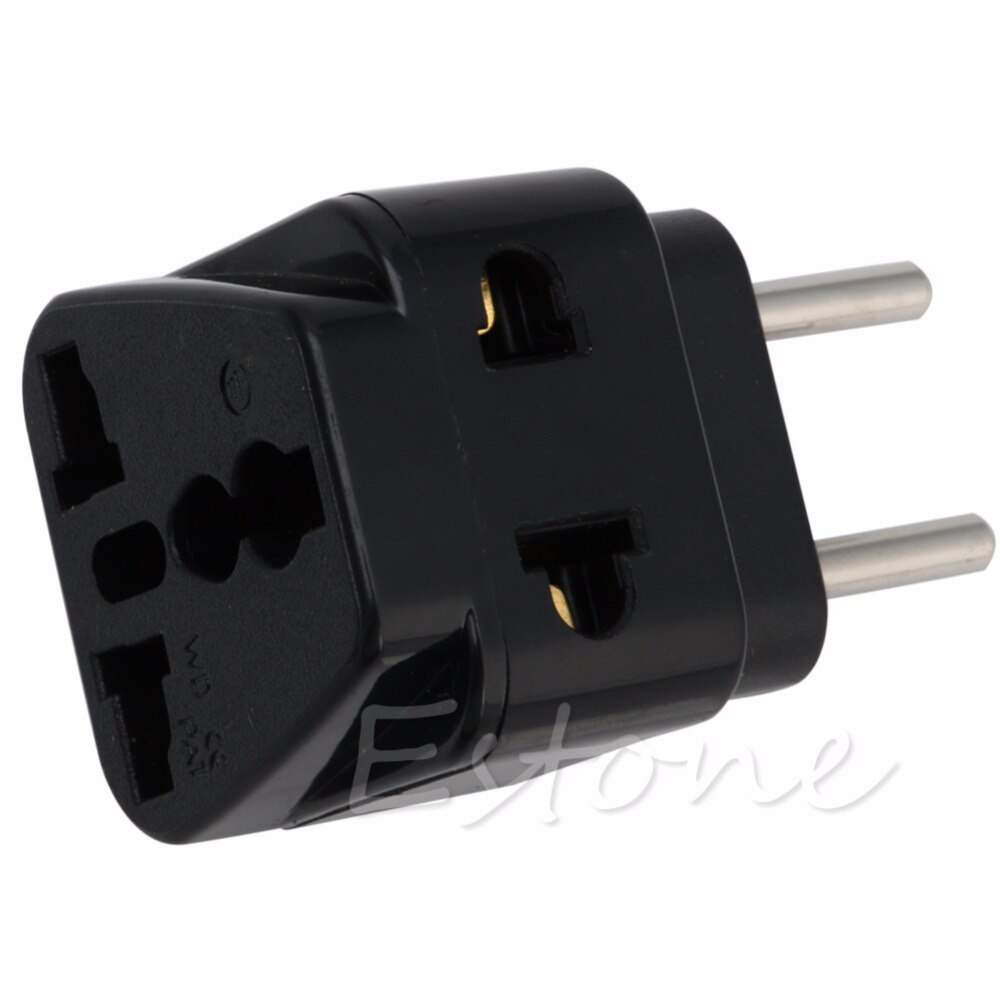 for Universal UK/US/EU/AU to EU EUROPE Plug Travel Power Adapter Splitter converter