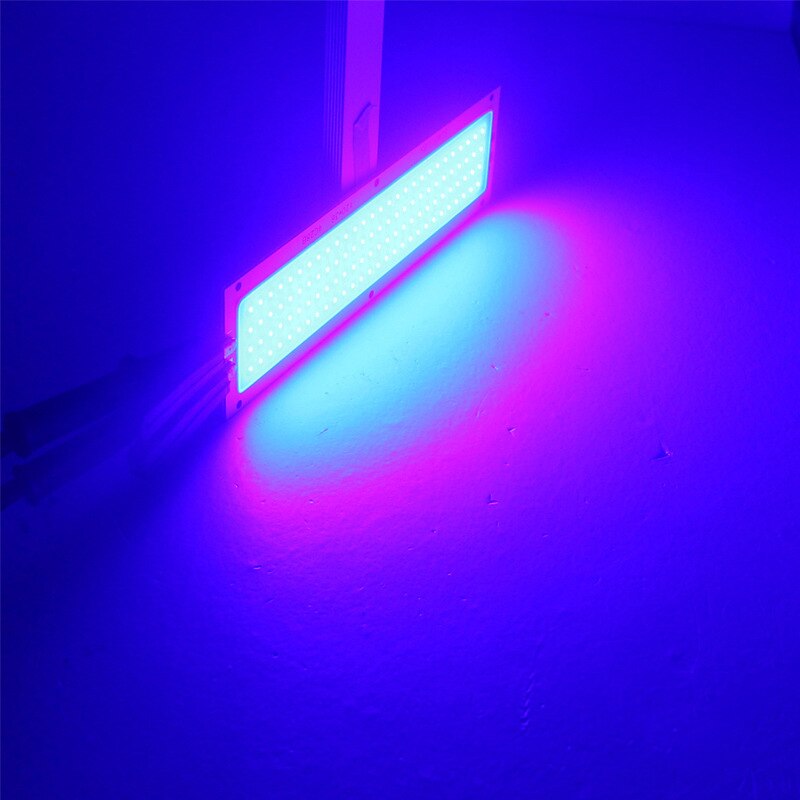120x36mm flip chip COB integrated surface light source LED strip cob light board 10W 12V warm cold natural white blue: Blue