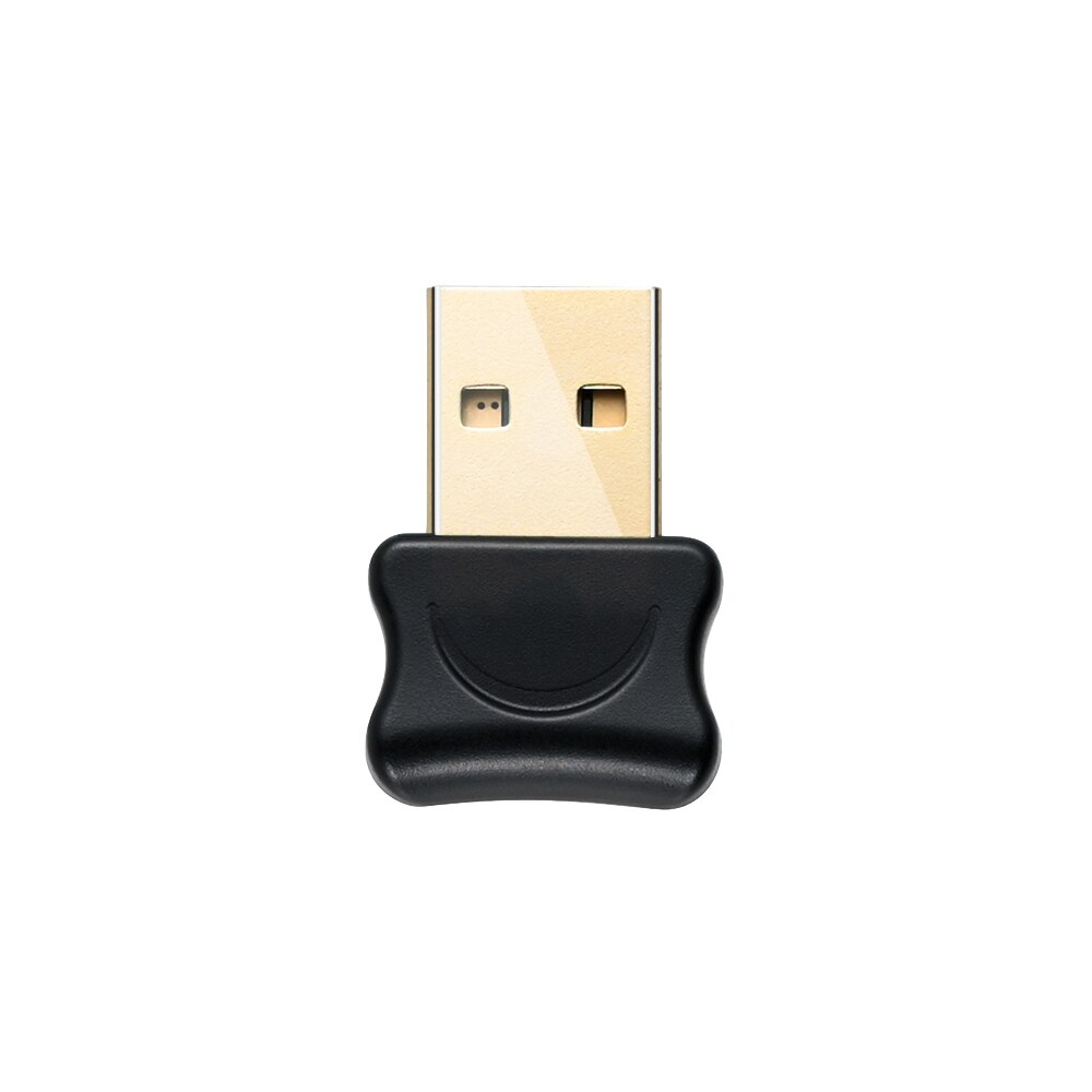 USB Receiver Transmitter Adapter Bluetooth-compatible 5.0 Audio for Computer Laptop Win 10 8 Wireless Dongle: black