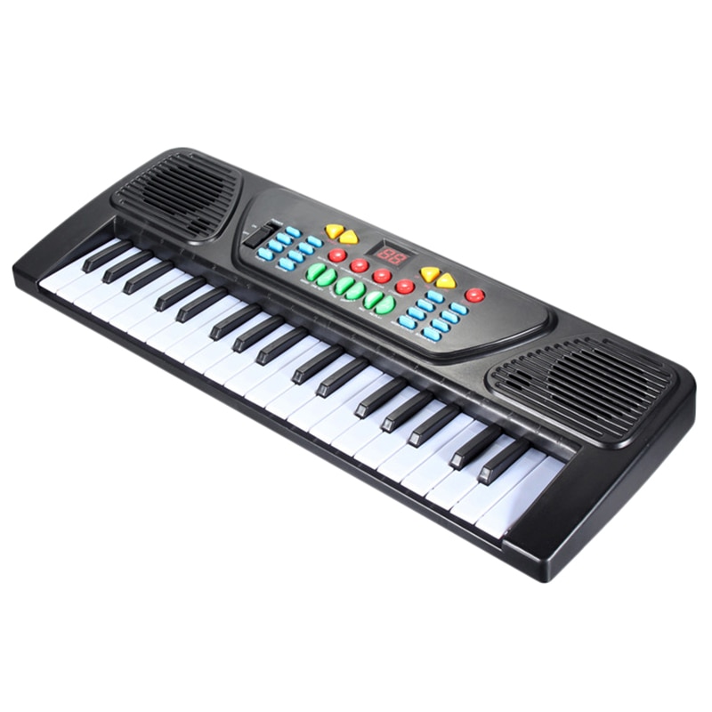 Piano With 37 Keys For Kids, 24 Songs, 3 Tones, 8 Rhythms, Electronic