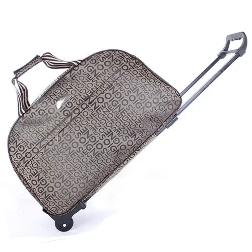 Trolleytaske forretningsbagage til korte ture rulletaske trolleykuffert vandtæt rejsetasker til mænd og kvinder med hjul