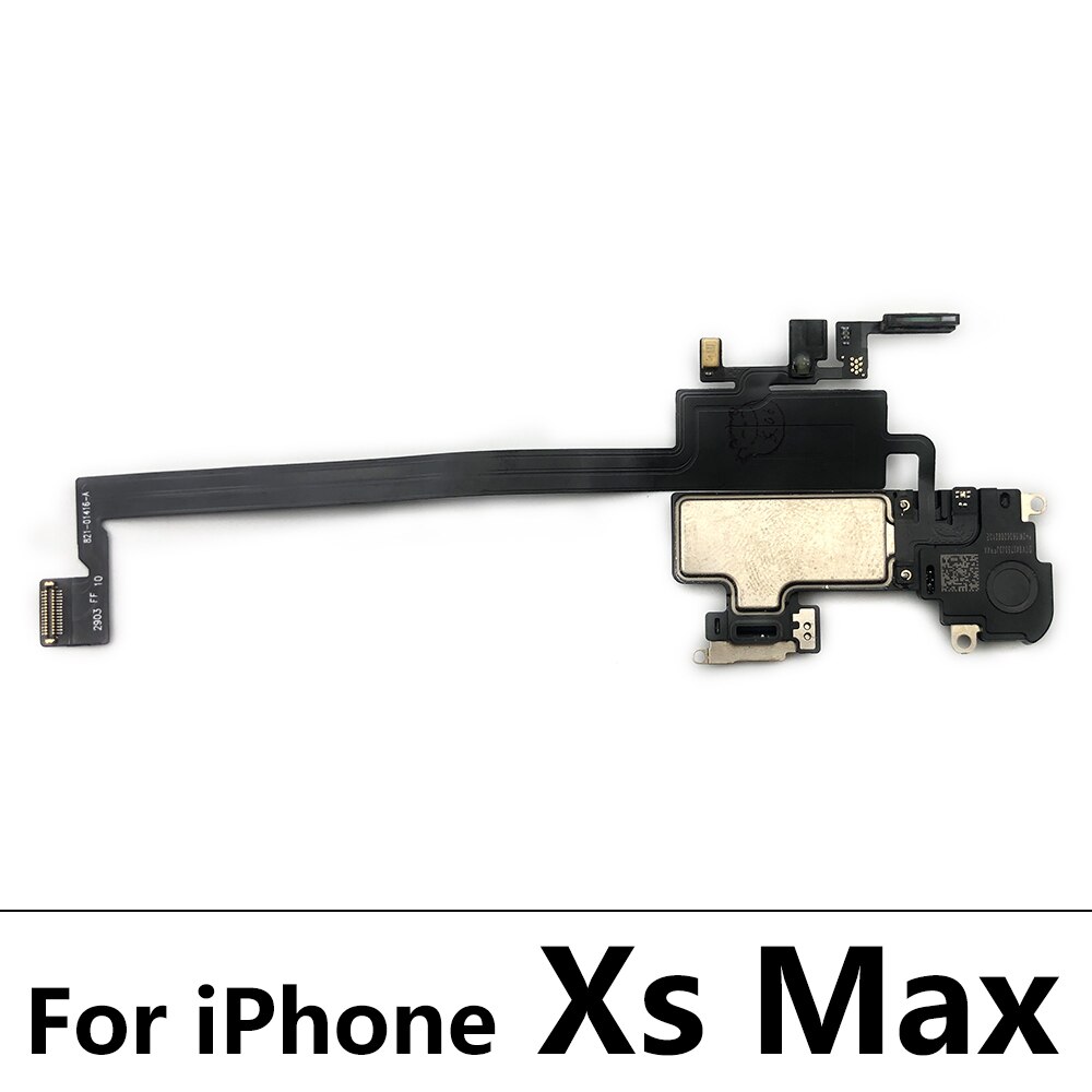 Original Ear Earpiece Flex For Iphone X XR XS 11 Pro Max Proximity Light Sensor Sound Earphone Speaker Flex Cable Assembly: XS Max