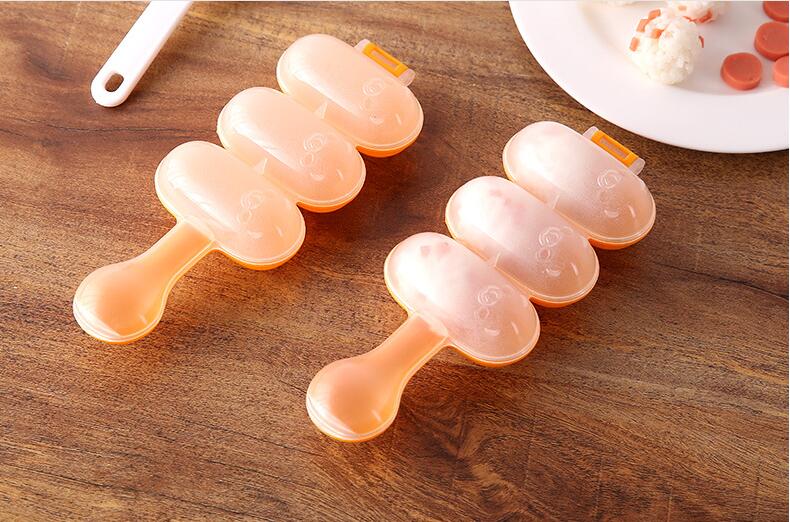 1PC DIY Cute Mini Rice and Vegetable Roll Mold Meat Ball Maker Sushi Onigiri Tool Kitchen Gadgets OK 0761