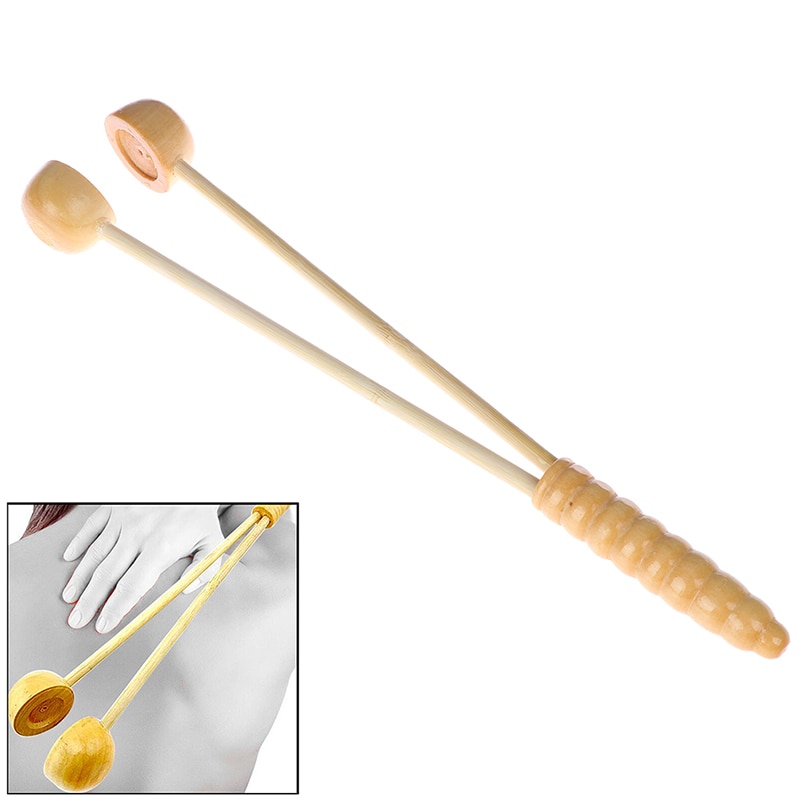 Portable Massage Hammer Bamboo Health Care Knock Back Neck Waist Leg Relax Home Hammer Massage Stick