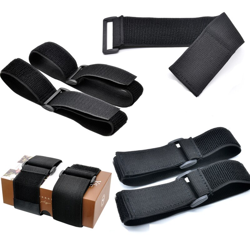 5Pcs Elastic Reverse Buckle Magic Nylon Elastic Band Hook Loop Cable Ties Hook Loop Straps Sticky Fastener Tape