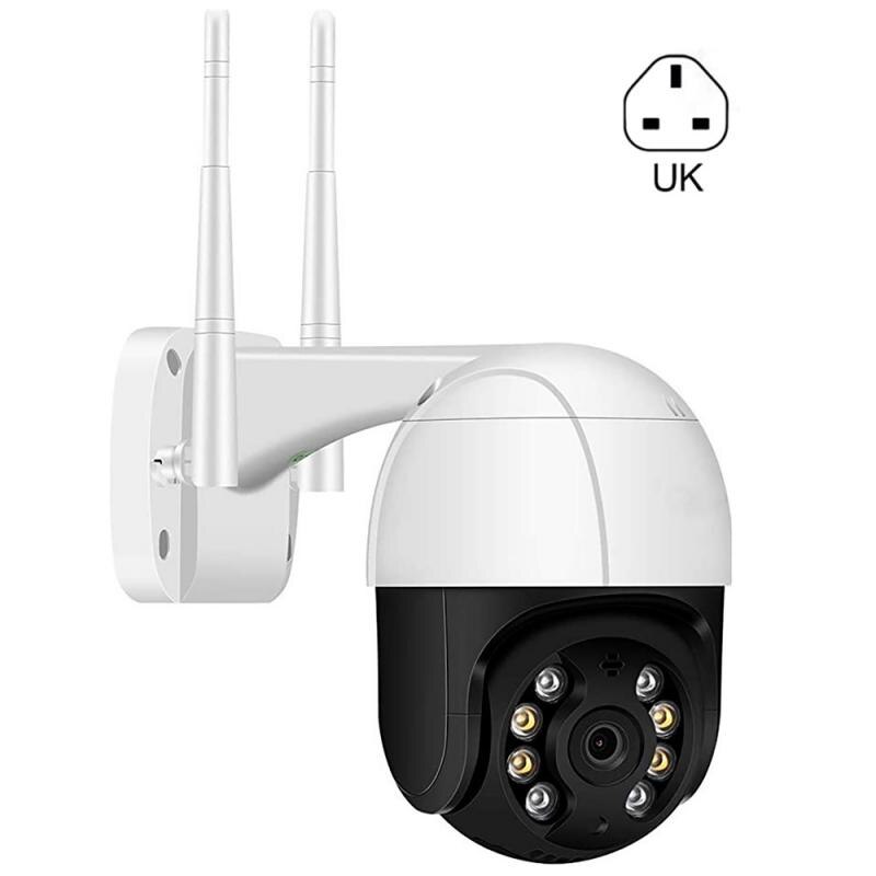 ICSEE 1080P PTZ Security WIFI Camera Wireless IP CCTV Home IR Outdoor Waterproof Sound And Light Alarm Automatic Tracking Camera: UK Standard