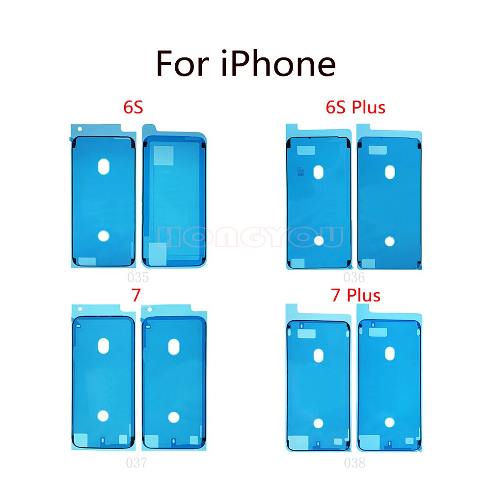 2 sztuk/partia Seal klej wodoodporna naklejka dla iPhone X XS XR XSMax 7 8 6S Plus 11 Pro Max ekran LCD wodoodporna taśma klej klej