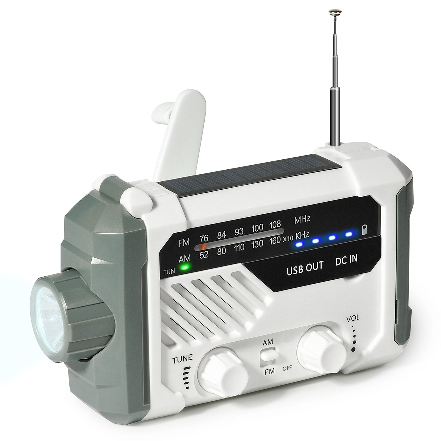 Emergency Radio Hand Crank Solar