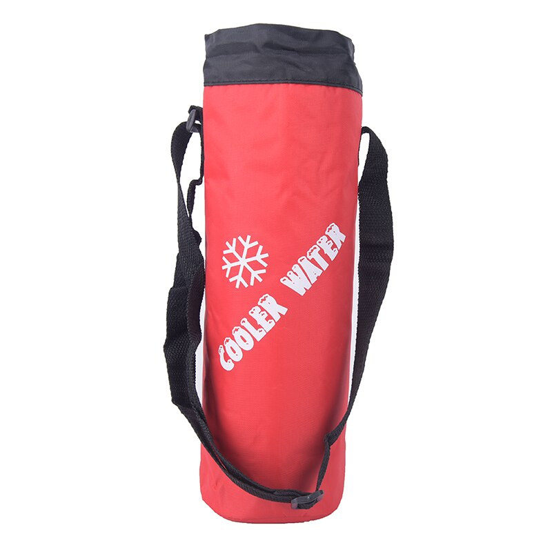 Gmarty Wasser tasche Universal- Kordelzug Wasser Flasche Tasche Hohe Kapazität Isolierte Kühltasche draussen Reisen Camping Wandern: RD