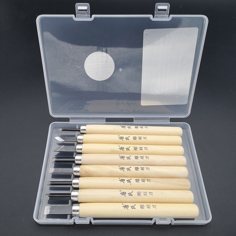 3/5/8/12Pcs Set Wood Carving Tool Set Chisels Cutter Woodcut Woodworking Arts Craft Kit