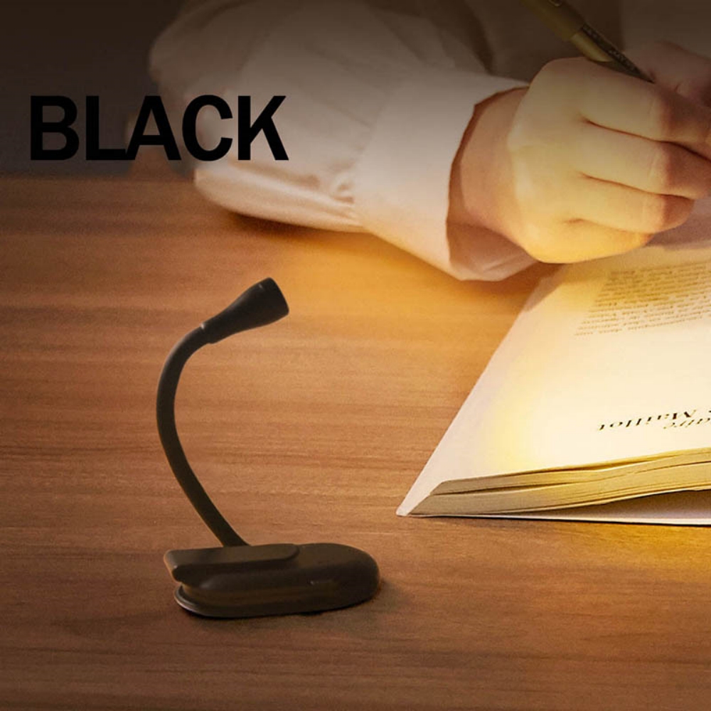 Draagbare Led Boeklichten Usb Oplaadbare Oogbescherming Nachtlampje Mini 360 ° Clip-On Voor Leeslamp Reizen Slaapkamer Led: Bruin