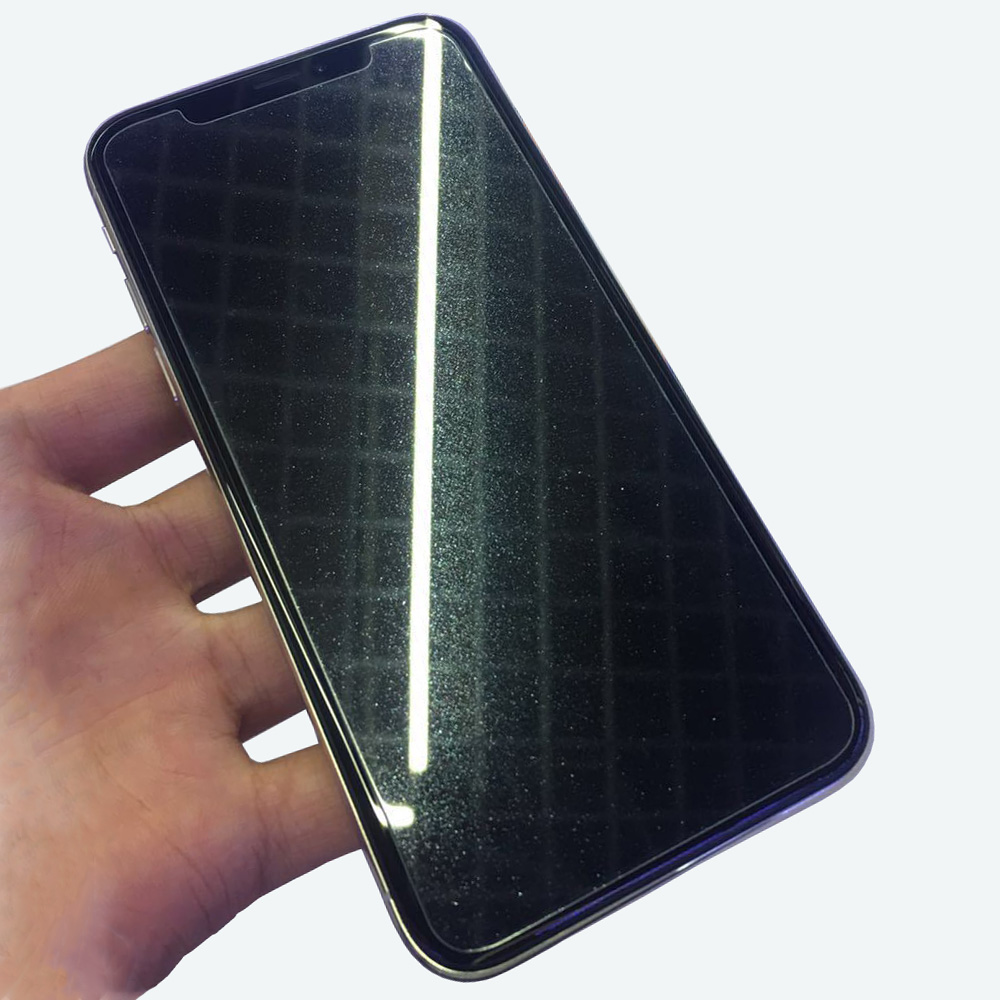 Protecteur d'écran pour iPhone, Film en verre trempé à paillettes de diamant 9H pour modèles 13 12 11 Pro MAX X XR XS Max 6 7 8Plus
