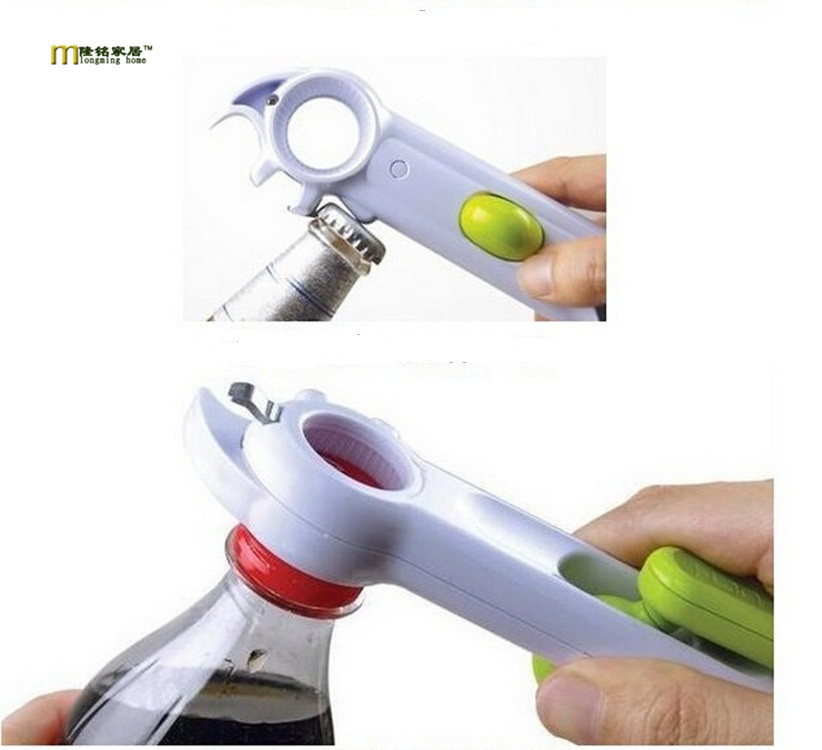 1 PC Ingeblikt Fruit Opener Multifunctionele 7 in 1 Flesopener Soda Tab Opener Make-up Tools keuken Tool Accessoires KX 007