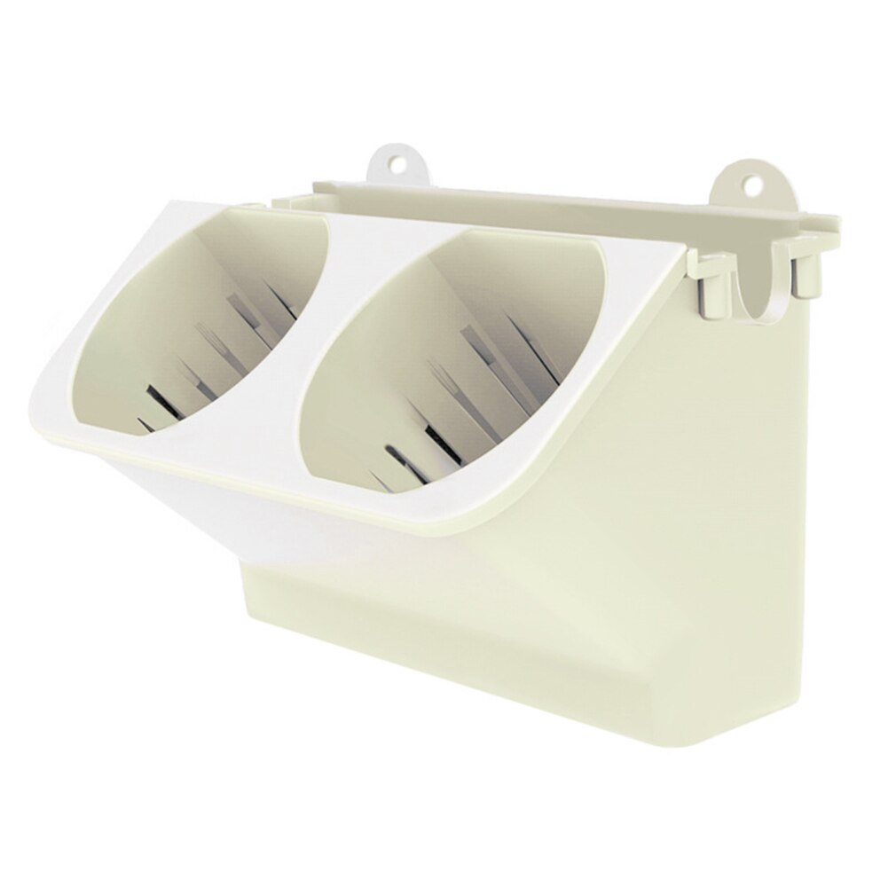 Agujeros de drenaje montados en la pared, maceta para flores, bonsáis suculentos, herramienta de jardinería, suministros de jardín, herramientas: Beige