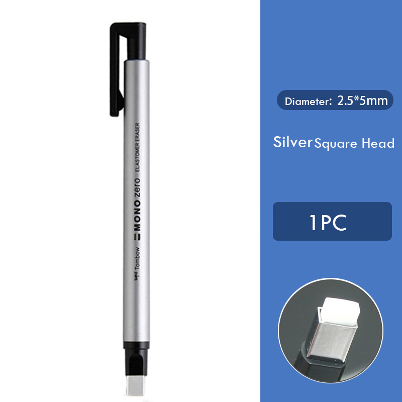 Tombow MONO Zero Pen Push Gumka Ołówek Guma ластик Japońskie artykuły papiernicze dla artystów Materiały dla uczniów Rysowanie Wymienny wkład: FIOLETOWY
