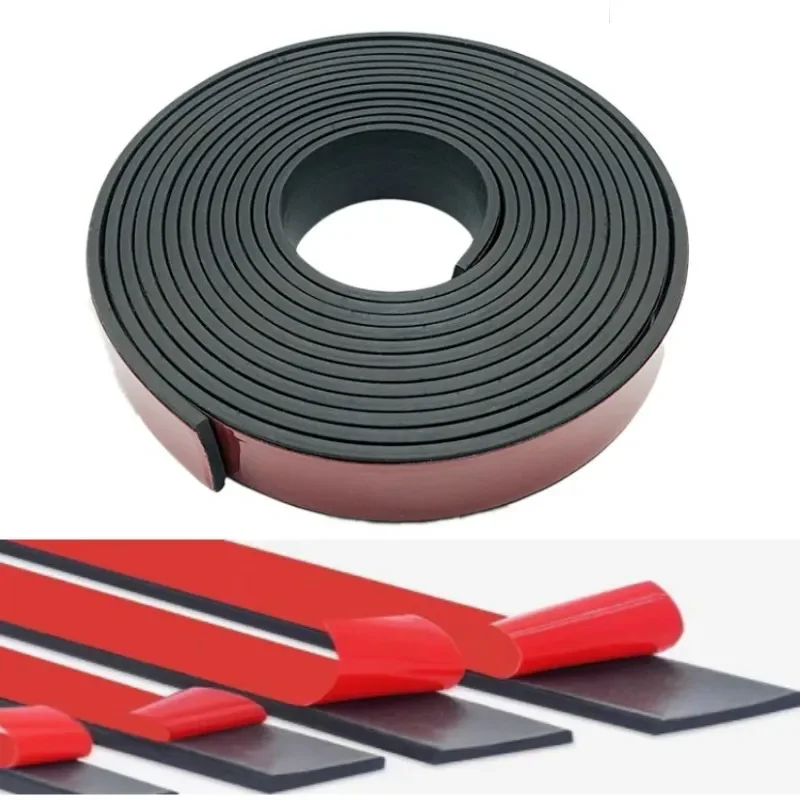 50cm samoprzylepne paski gumowe solidny pasek gumowy DIY odporne na wysokie temperatury meble antypoślizgowa uszczelka antykolizyjna