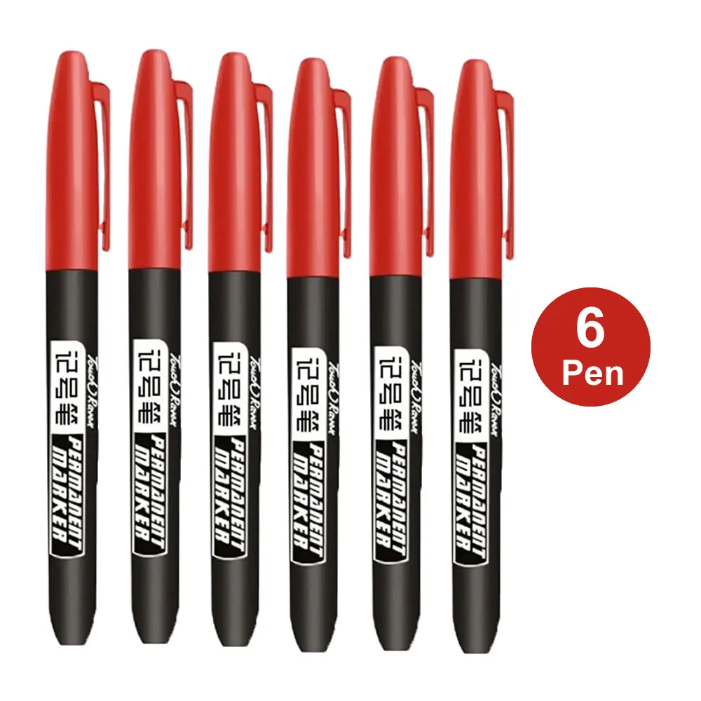 1/6/9/20PCS Permanent Marker Pen Manga Drawing Markers Black Blue Red Waterproof Ink Sketch Pens Stationery Art School Supplies: Dark Khaki