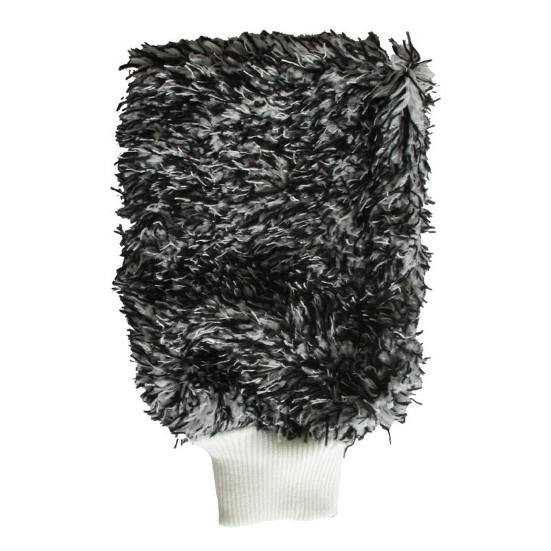 Super microfibra de mitón guante de limpieza de coche suave absorción de agua para el hogar ventana del coche lavar paño de limpieza guante de lavado de cocina