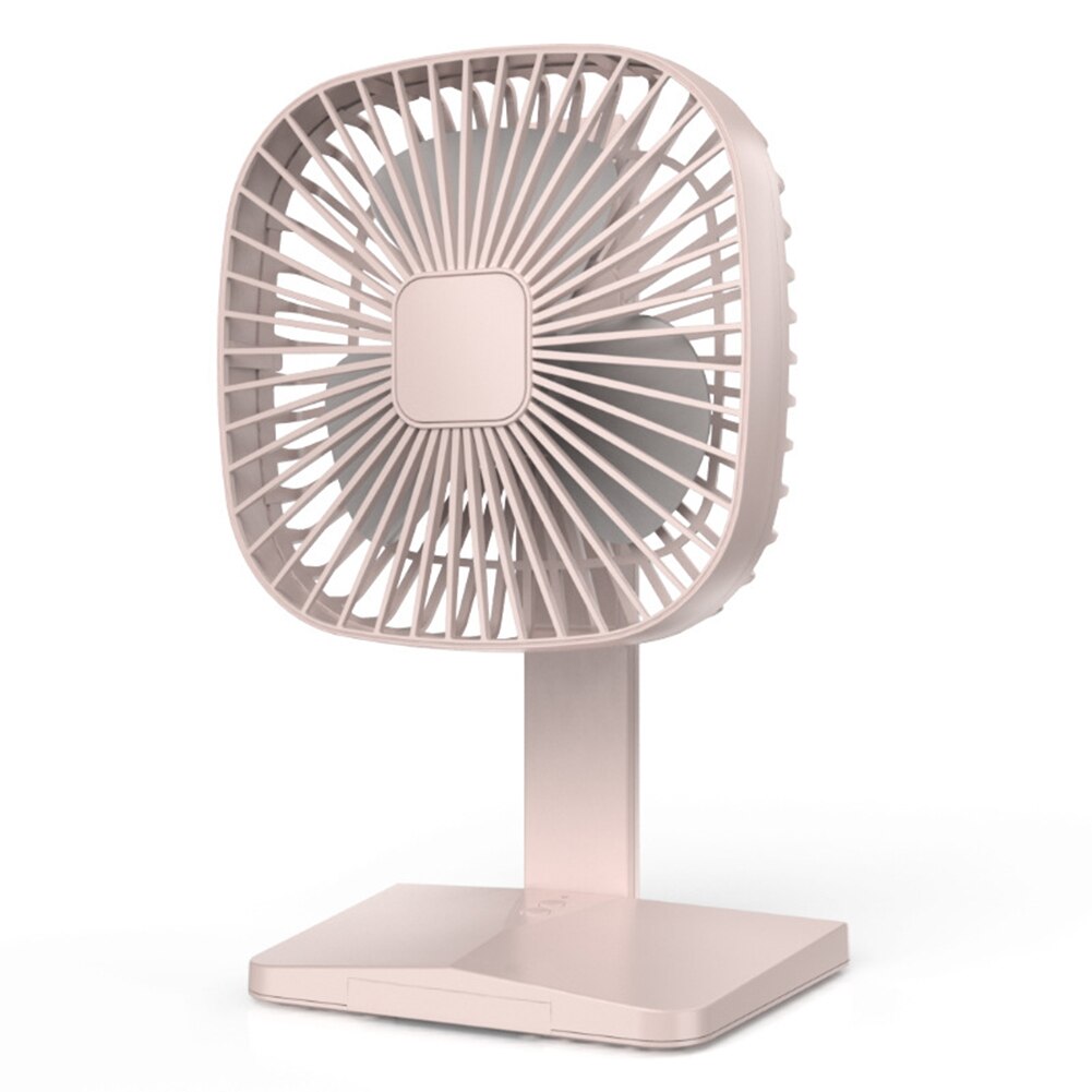 Usb Desktop Tafel Ventilator Mini Draagbare Klem 3 Snelheden Bureau Ventilator Draaibare Ventilator Sterke Wind: Pink