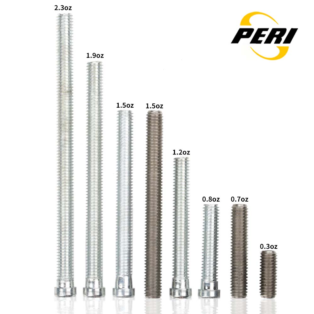 Peri peso parafuso ajustar peso 2.3oz/1.9oz/1.5oz/1.2oz/0.8oz/0.7oz/0.3oz/oz 8 peças de acessórios de bilhar ajustáveis do parafuso do peso