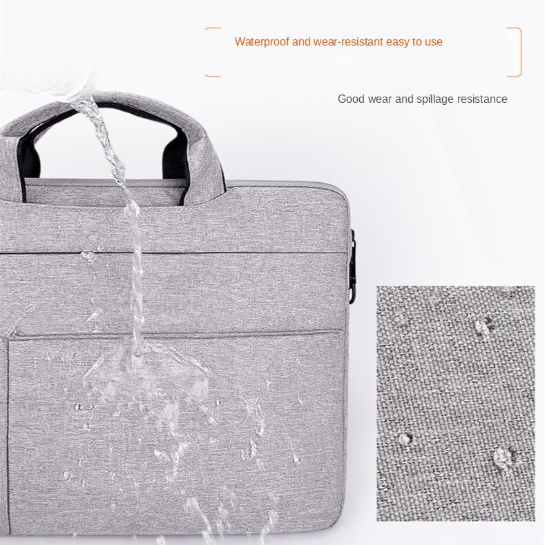 Maletín de mujer para hombre, bolso para portátil, sísmico, resistente al agua, bandolera, de oficina, de viaje, de negocios, para teléfono móvil, IPad, bolsa de almacenamiento