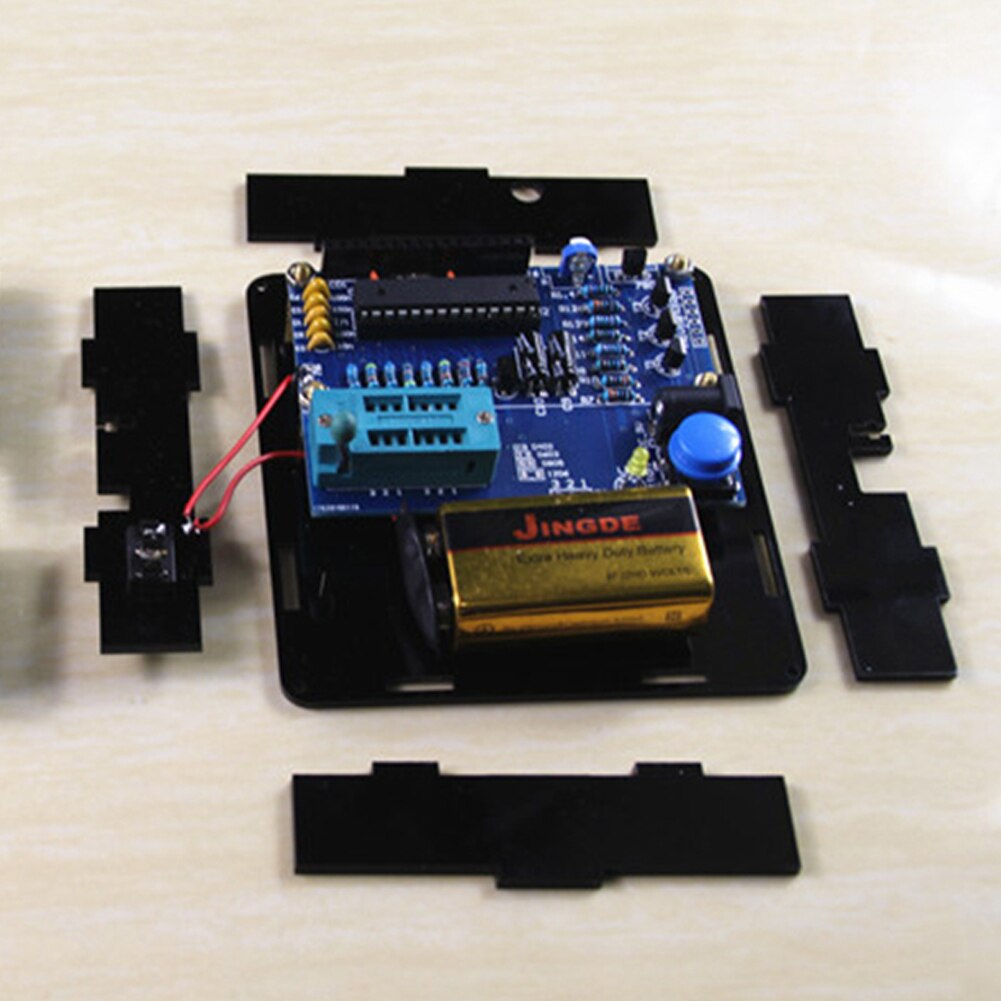 DIY KITS YD-CS Transistor Tester For Multimeter Meter Resistor Capacitor Triode Electronic Measurement With Shell
