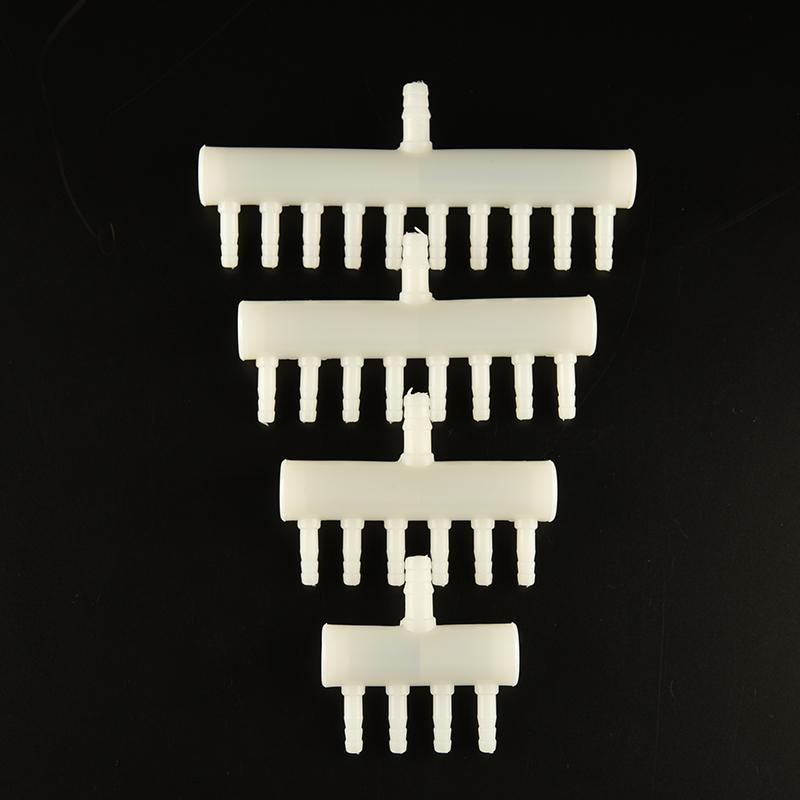 Plastic 4/6/8/10 Way Aquarium Air Valve Splitter Aquatic Air Tube Divider Connector voor Fish tank Vijver Aquarium Accessoires