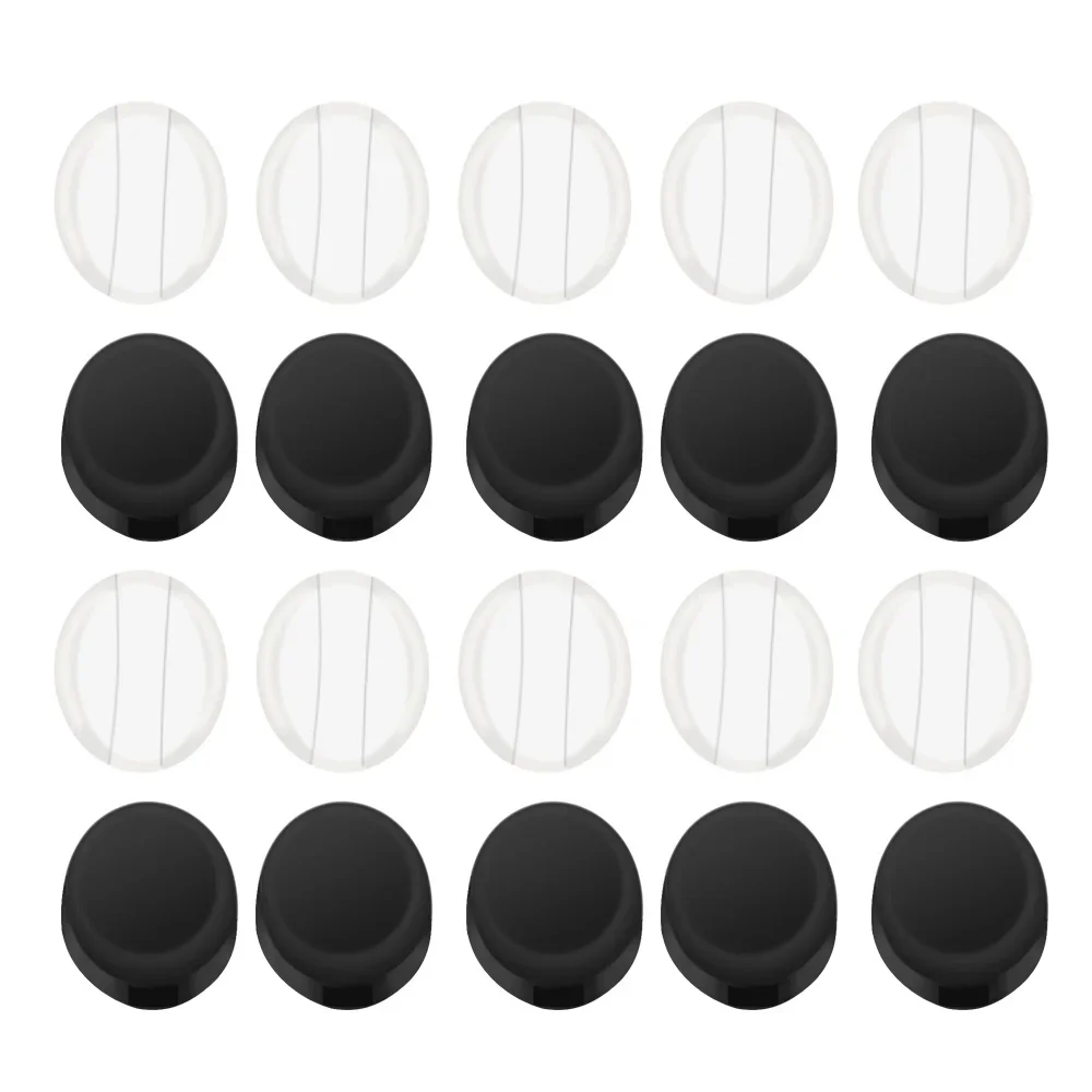 10Pcs Transparent Silicone Anti-slip Eyeglass Ear Hooks Round Retainer Holder Elastic Glasses Ear Hook EyeGlasses Accessories