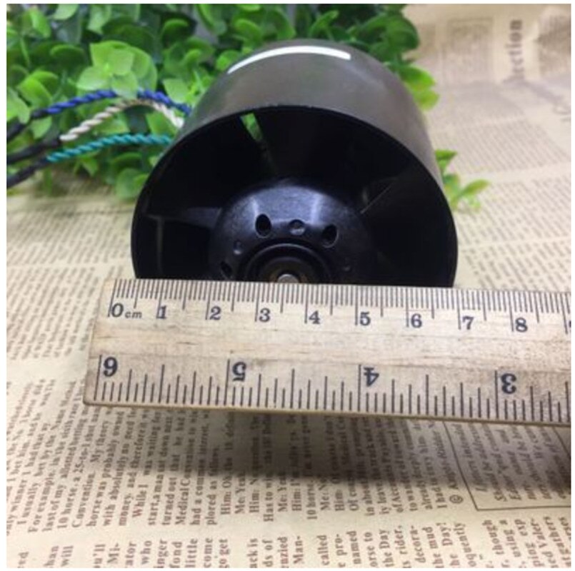 Violent All-plastic Ducted Fan Inner Rotor DC Brushless Motor High-speed Turbo Fan 12V 7A: Only ducted