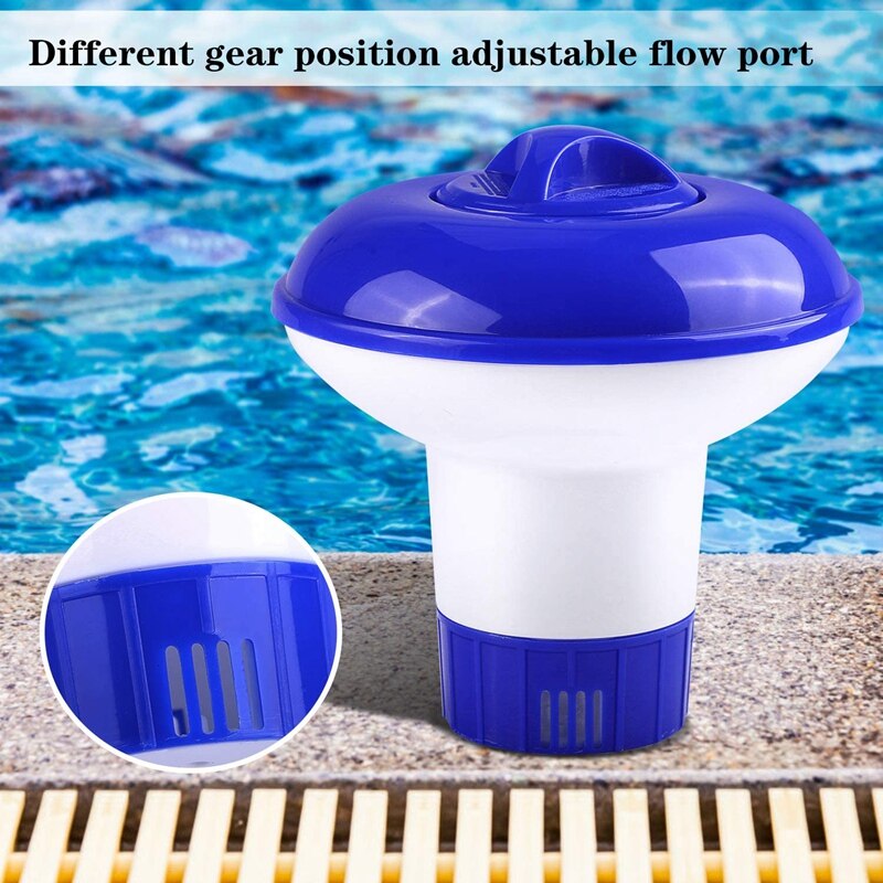 -Chlorine Diffuser, 2 Packs Of Adjustable Floating Chlorine Diffuser Floating Diffuser-for Swimming Pool