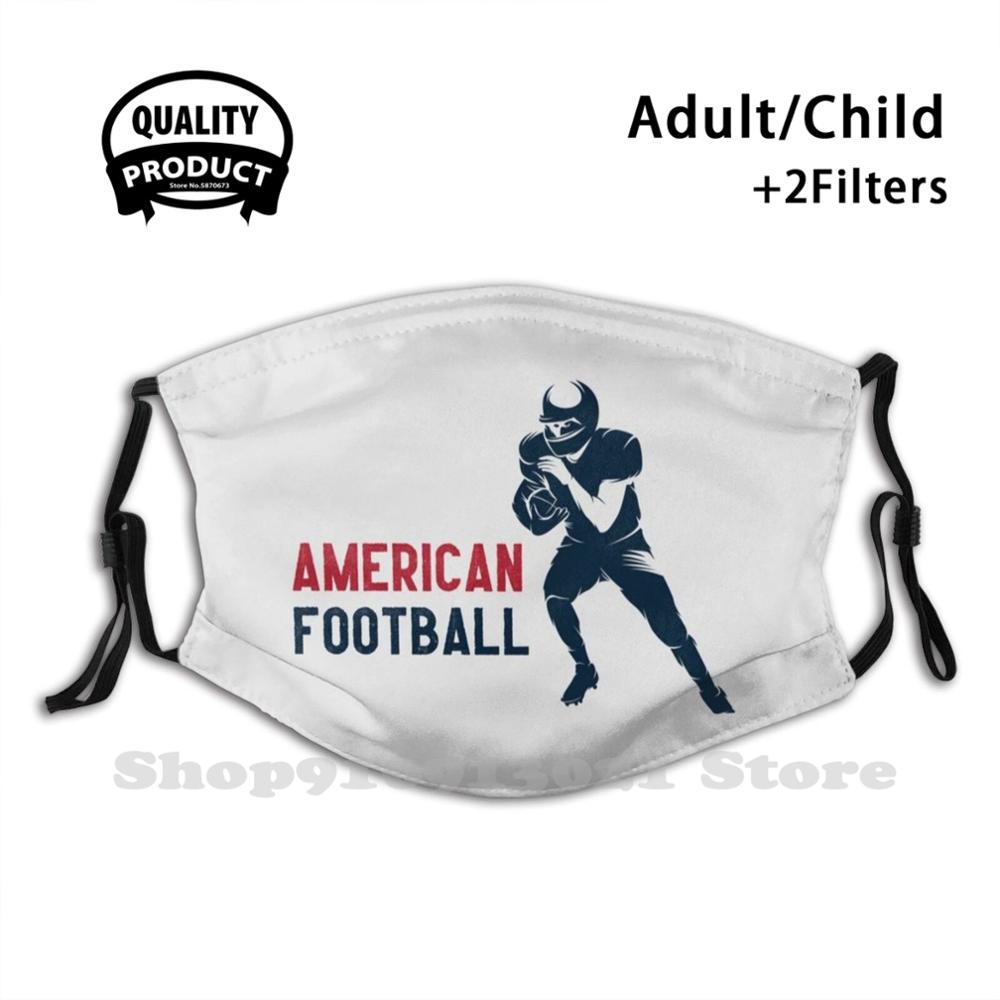American Football Windproof Sport Mouth Neck Scarf Muffler American Football Merry Christmas American Football Tablet Cases: Mask / Child Size